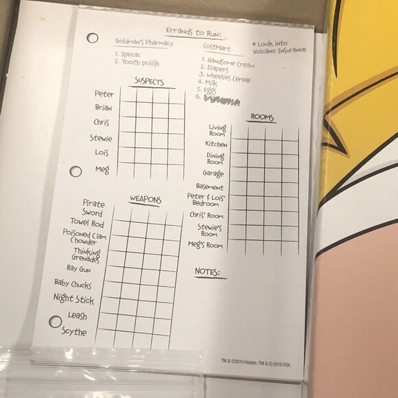 Clue Family Guy Board Game Collector's Edition Hasbro 100% Complete - Picture 8 of 8